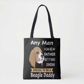 Tote Bag 8 N'Importe Quel Homme Beagle Papa