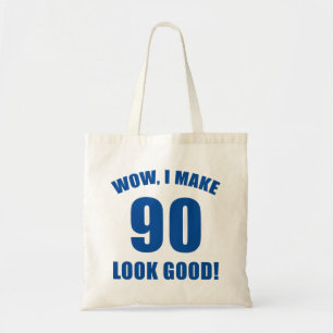 Tote Bag 90e anniversaire Gag Gift (b)