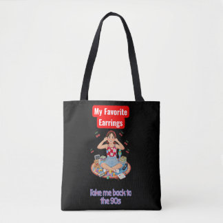 Tote Bag 90s Nostalgia girl 