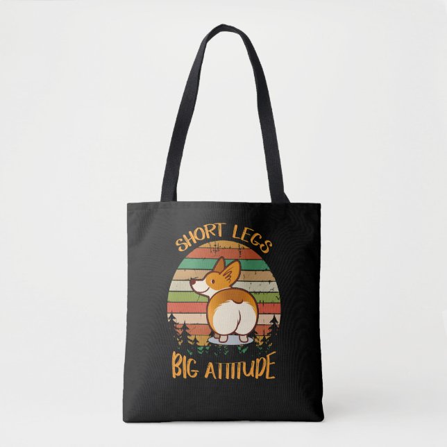 Tote Bag 9 Jambes courtes Grande Attitude (Devant)