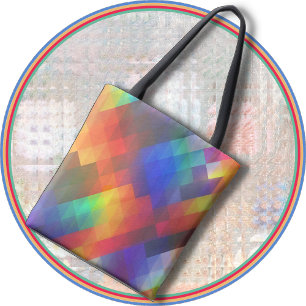 TOTE BAG - A Bag of Many Rainbow Colours
