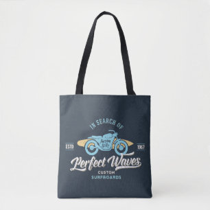 Tote Bag À la recherche de l'affiche parfaite de vagues