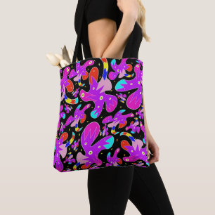 Tote Bag À motif floral