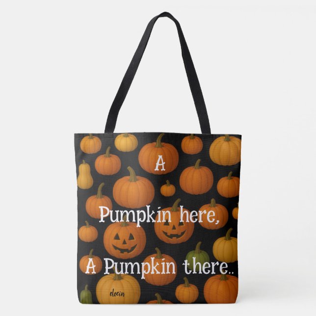 Tote Bag A pumpkin here tote (Devant)