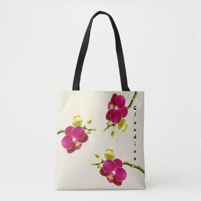 Tote Bag A sophistiqué toute l'orchidée Fourre-tout (Devant)