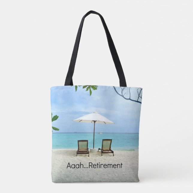 Tote Bag Aaah...Retraite (Dos)