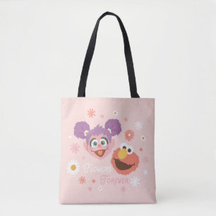 Tote Bag Abby Cadabby & Elmo   Fleurs pour toujours