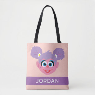 Tote Bag Abby Cadabby   Face de fleurs   Ajouter Votre Nom