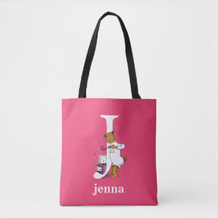 Tote Bag ABC du Dr Seuss : Lettre J - Blanc   Ajouter Votre