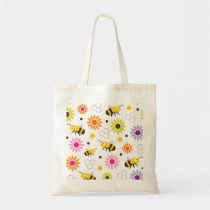 Tote Bag Abeille & Fleurs