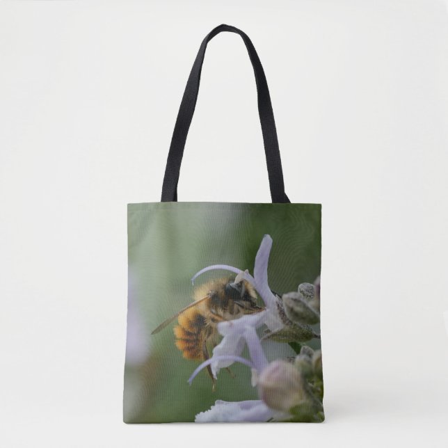 Tote Bag Abeille massive, ou peut-être ( !) autre insecte,  (Devant)