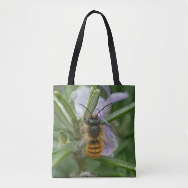 Tote Bag Abeille massive, ou peut-être ( !) autre insecte,  (Devant)