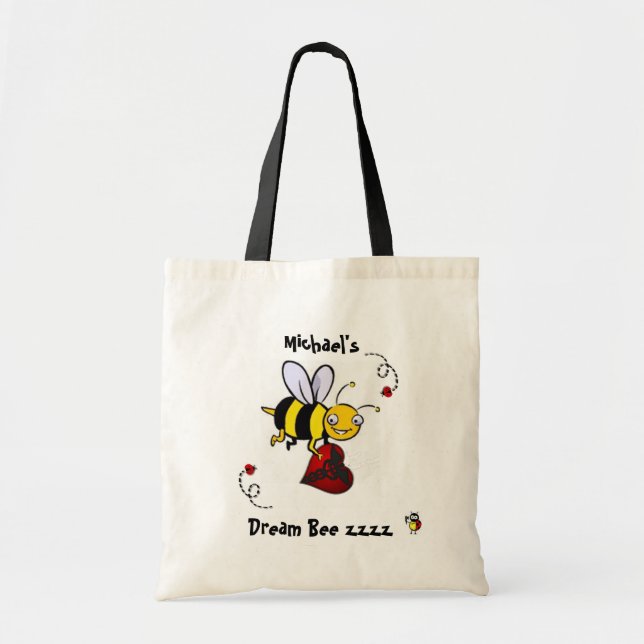 Tote Bag Abeille rêveuse de forces de défense principale (Devant)
