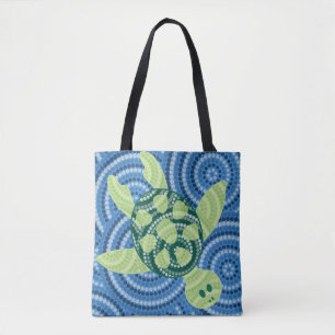 Tote Bag Aboriginal turtle