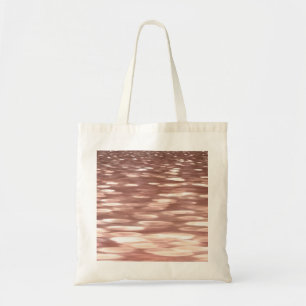 Tote Bag Abstract #3: Copper Rose Gold