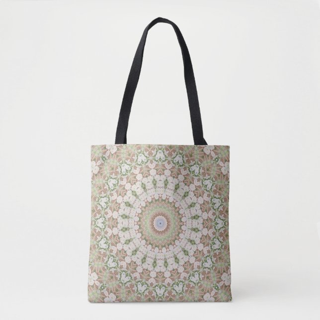 Tote Bag Abstract modern mosaic kaleidoscopic (Devant)