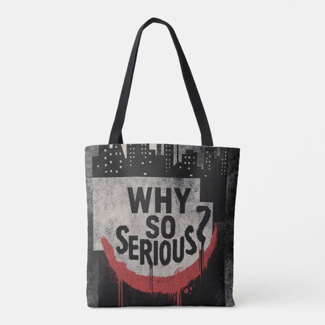 Tote Bag Abstract Urban Grin Art (Dos)