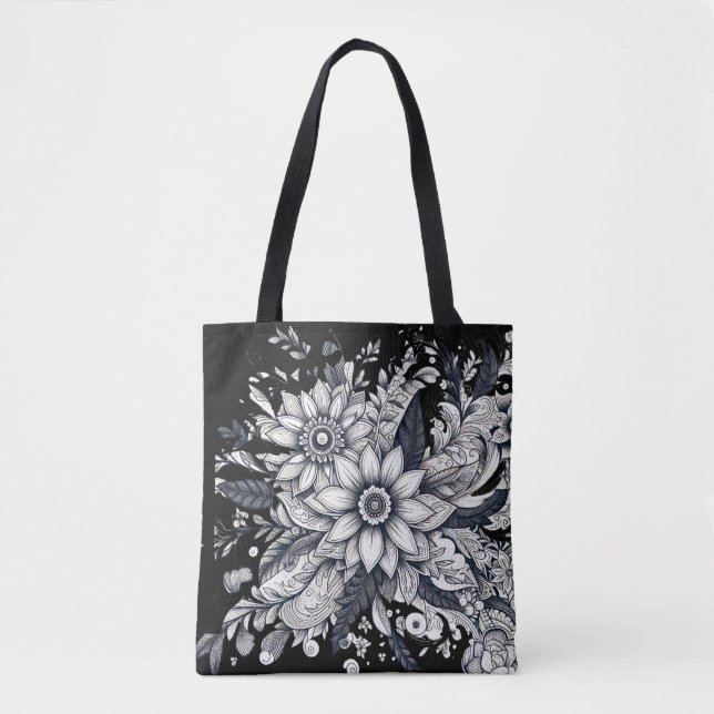 Tote Bag abstract women face (Devant)