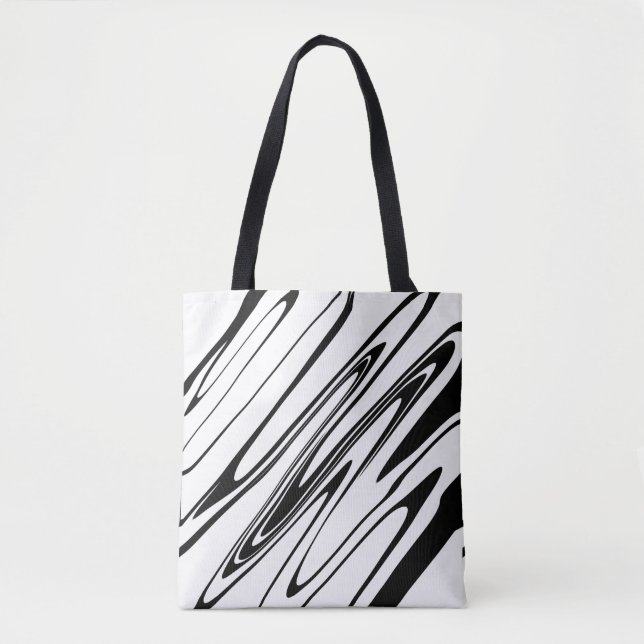 Tote Bag Abstract Zebra (Devant)