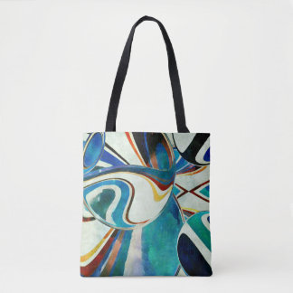 Tote Bag Abstraction avec l'esprit géométrique