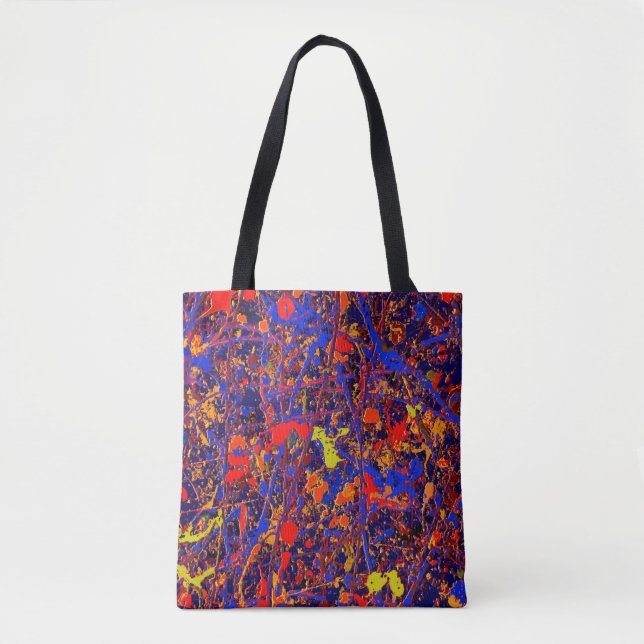 Tote Bag Abstrait #737 (Devant)