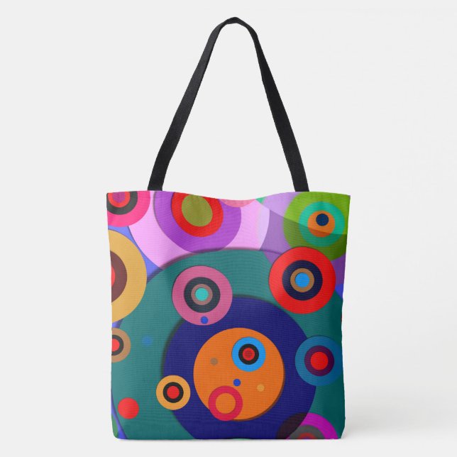 Tote Bag Abstrait #928 (Dos)