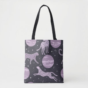 Tote Bag Abstrait cosmos sans couture motif, arrière - plan