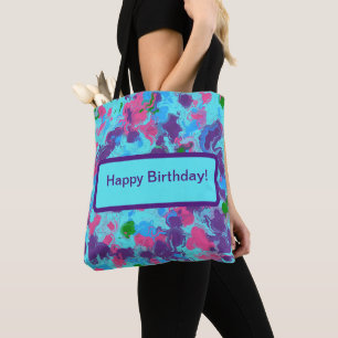 Tote Bag Abstrait éclaboussé de sirène