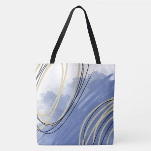 Tote Bag Abstrait Inspiré de la plage