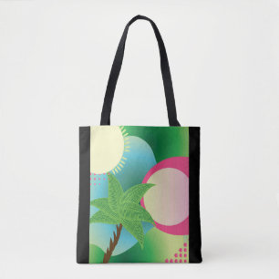 Tote Bag abstrait tropiques