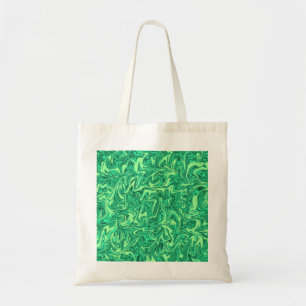 Tote Bag Abstraite spirale verte