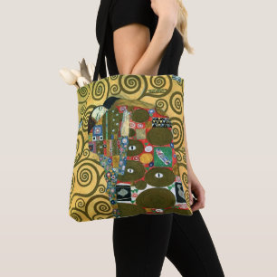 Tote Bag Accomplissement aka L'Etreinte par Gustav Klimt