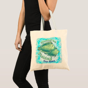 Tote Bag Accroché À La Pêche
