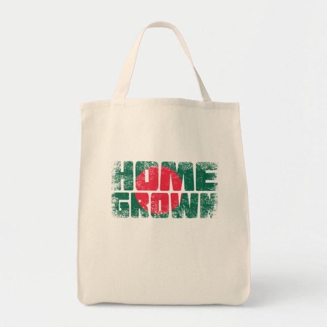 Tote Bag Accueil Gros Bangladais, drapeau du Bangladesh (Devant)