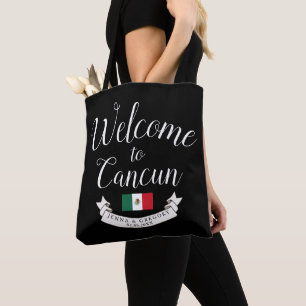 Tote Bag Accueillez à la coutume de mariage de destination