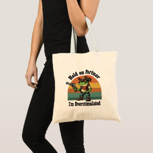 Tote Bag Accuser mon partenaire Je suis trop stimulé Cowboy
