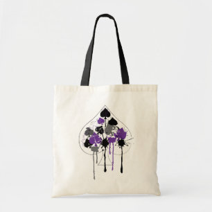 Tote Bag Ace des pique Aromantic AsexuPride