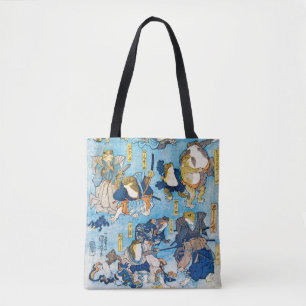 Tote Bag Acteur de grenouille Kabuki, Kuniyoshi, Ukiyo-e