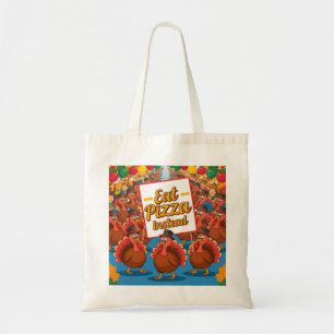 Tote Bag Action de grâce avec pizza à la place