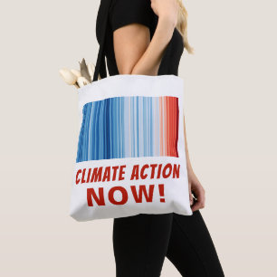 Tote Bag Action sur le changement climatique MAINTENANT ! R