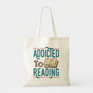 Tote Bag Addicé à la lecture du livre Addict Bookworm