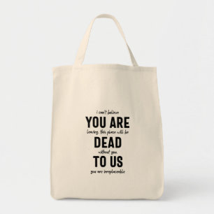 Tote Bag adieu du collègue, retraite, adieu du collègue,