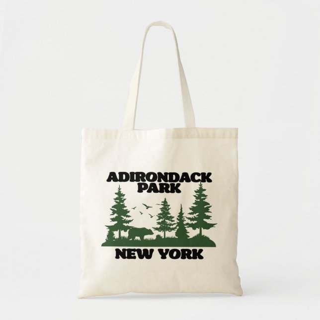 Tote Bag Adirondack Park (Devant)