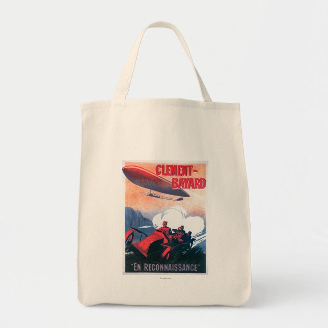 Tote Bag Adjudant Vincenot WWI Aéronef Affiche promotionnel (Devant)
