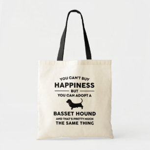 Tote Bag Adopter un Bonheur de Hound Basset