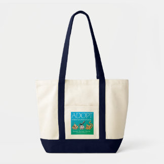 Tote Bag Adoptez un meilleur ami velu pour toujours