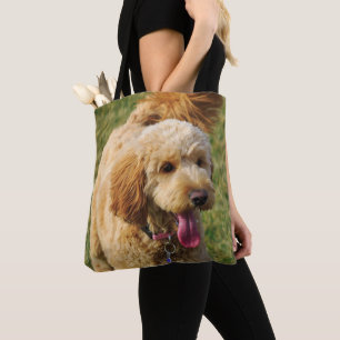 Tote Bag Adorable chien doré
