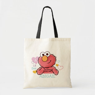 Tote Bag Adorable Elmo Ajoutez Votre Propre Nom
