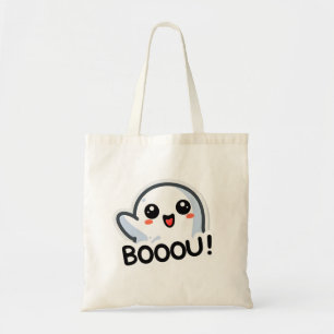 Tote Bag Adorable Fantôme Boo Dit Boou Halloween Graphisme