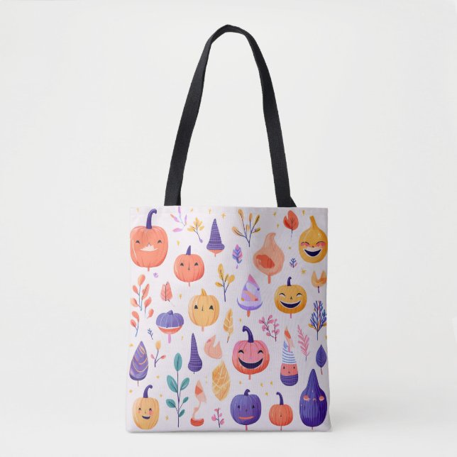 Tote Bag Adorable Halloween Fourre-tout | Idéal pour tous l (Devant)